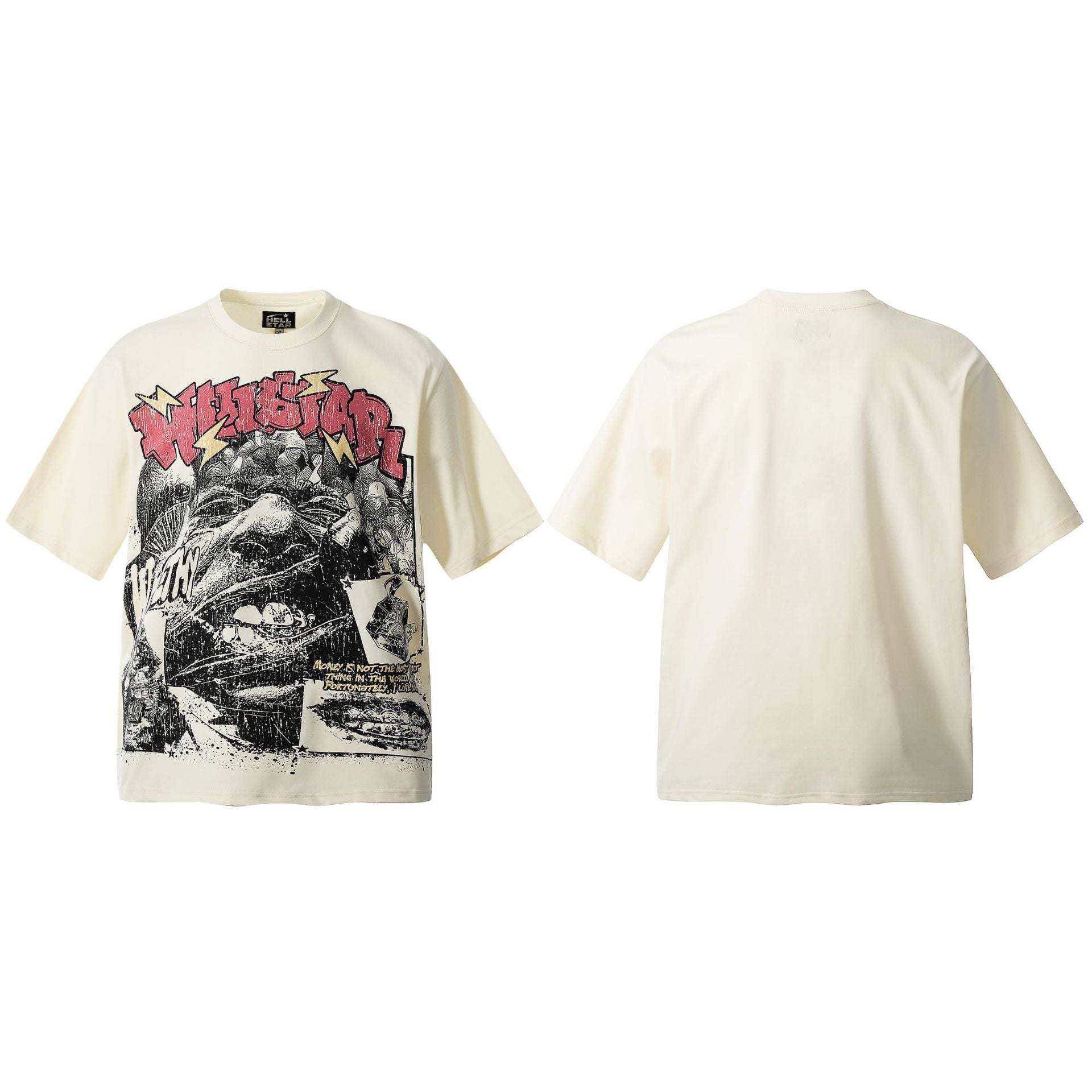 Vintage Washed Distressed Graphic Tee – Oversized Unisex Short Sleeve T-Shirt