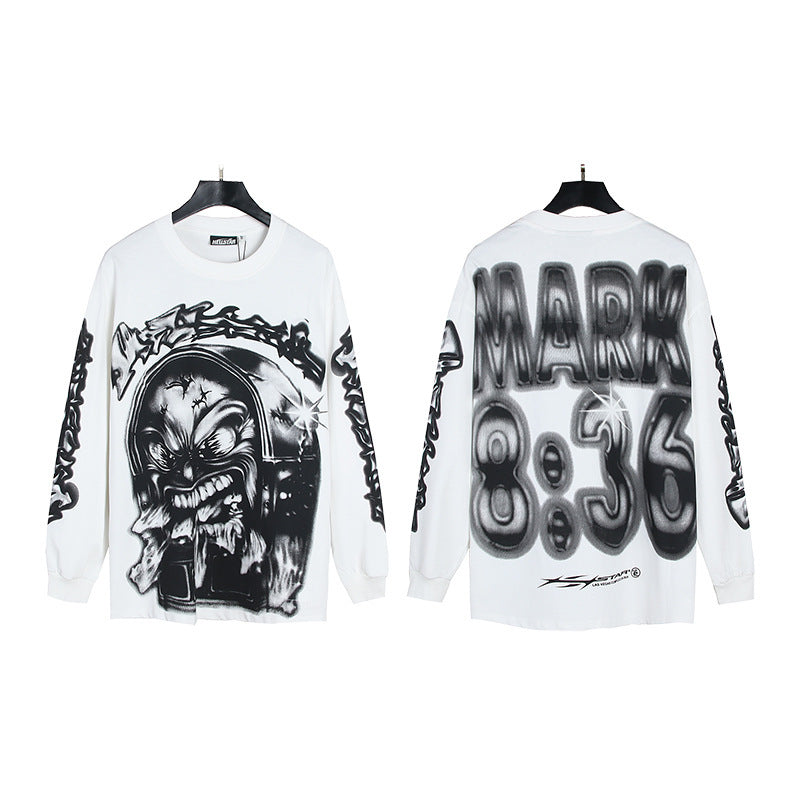 Hellstar Streetwear Oversized Long Sleeve Tee – Unisex