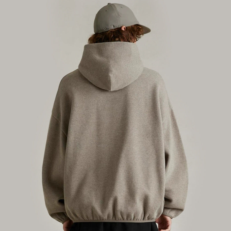 FOG Essentials Ribbed Edge Stretch Relaxed Hoodie – 2024SU American Streetwear