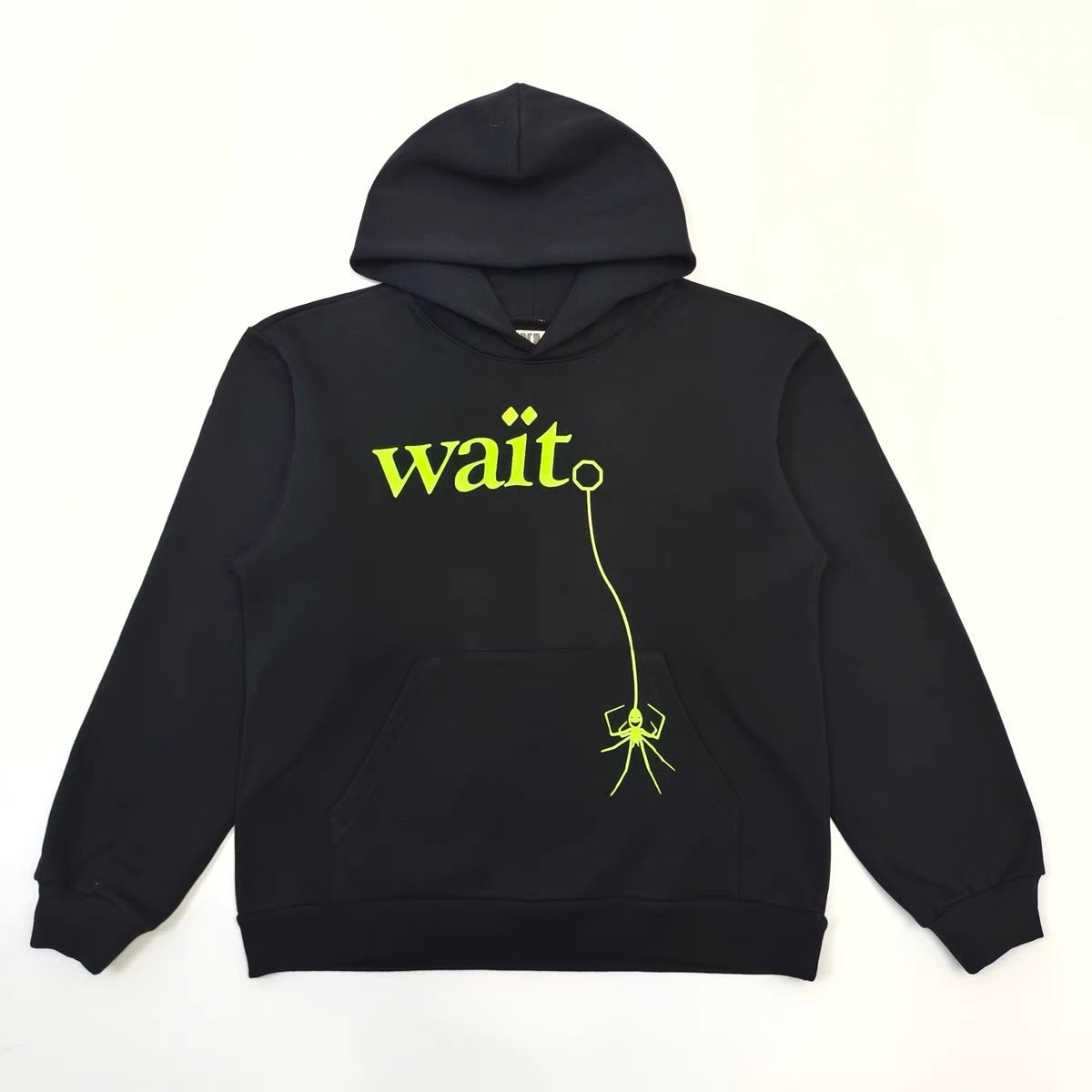 25ss High Quality SP5DER American Streetwear Rhinestone Foam Letter Spider Web Hoodie (Unisex)