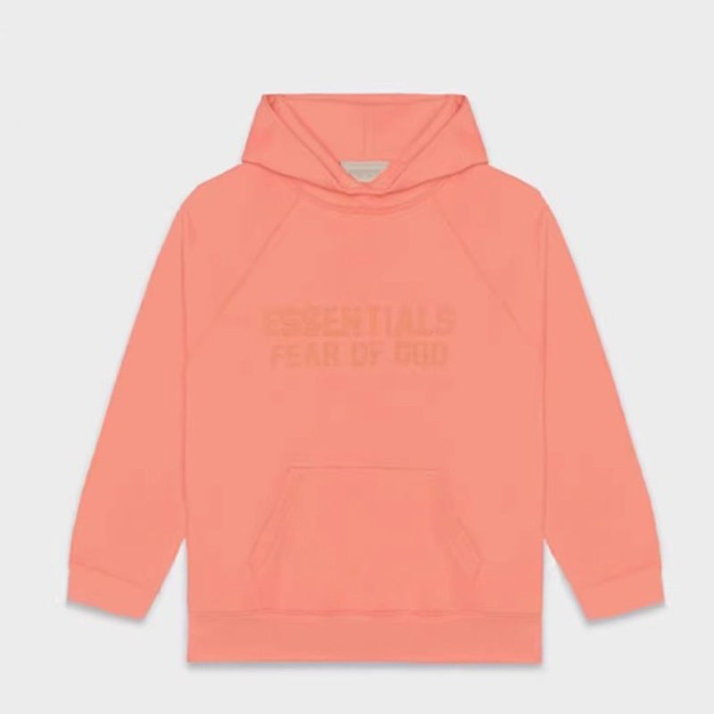 FOG Essentials Classic Flocked Logo Pullover Hoodie – 2022FW American Streetwear