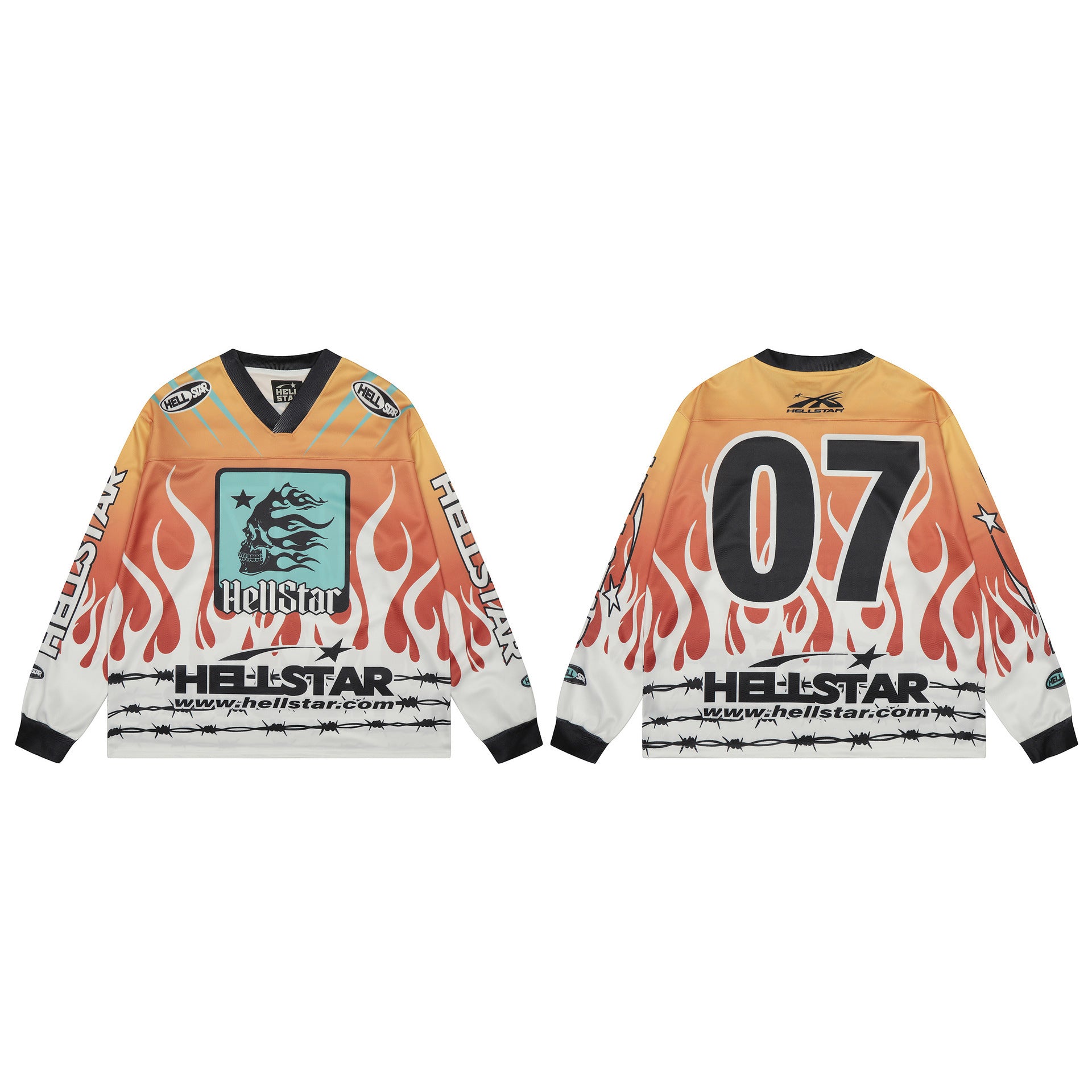 Hellstar Mesh Panel Long Sleeve Base Layer Tee