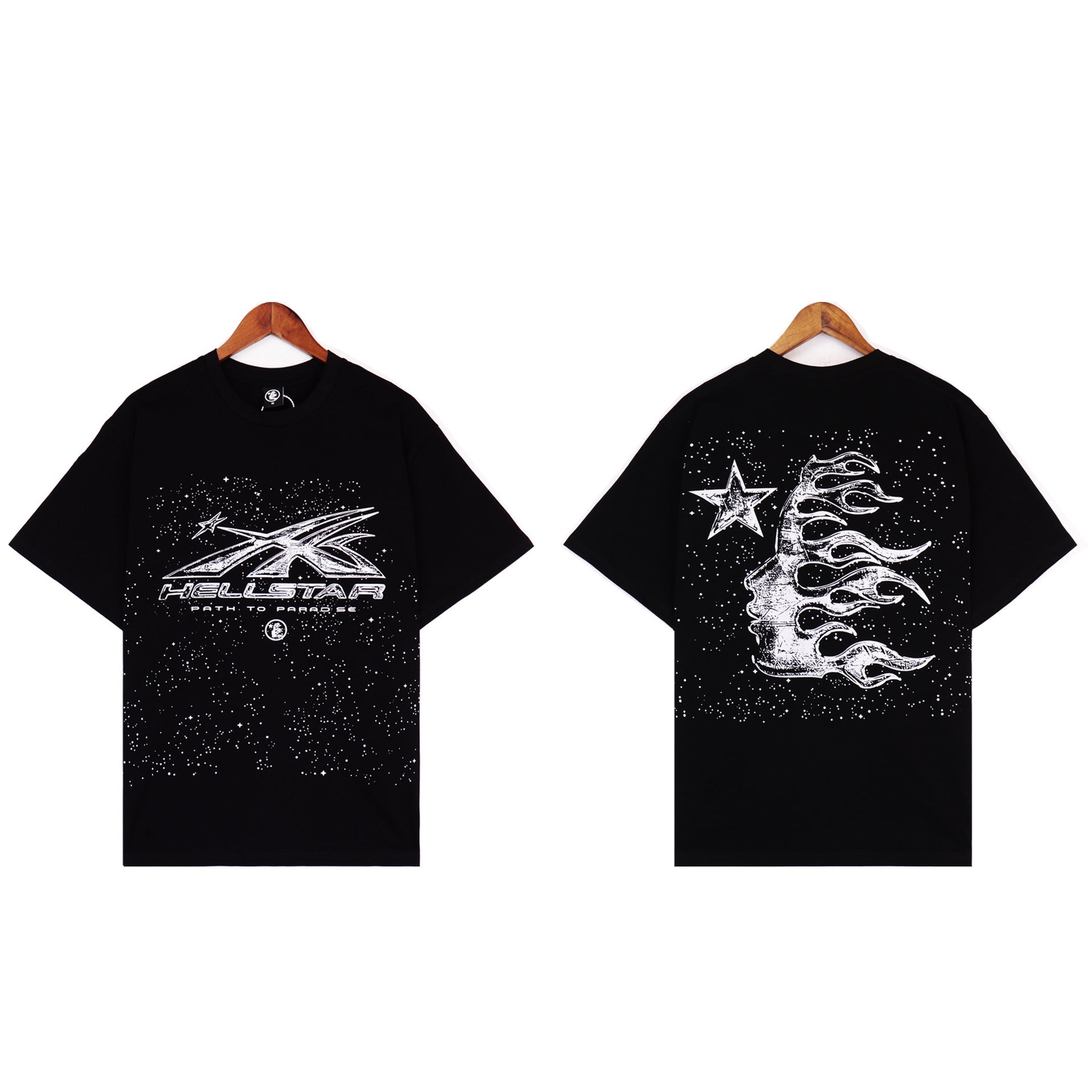 Hellstar Washed Graphic Oversized T-Shirt – Unisex Streetwear