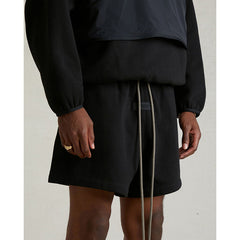 FOG Essentials Rolled-Hem Relaxed Shorts – 24SU Unisex American Streetwear