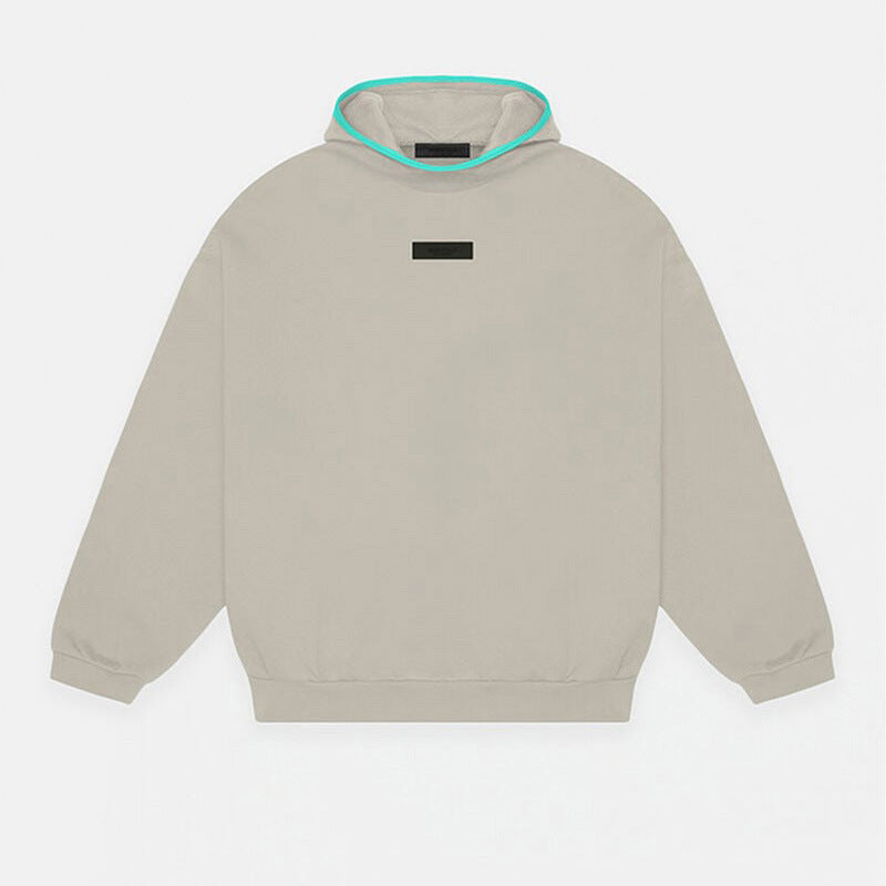 FOG Essentials Graphic Print Fleece Pullover Hoodie – 2024SS Unisex Couples