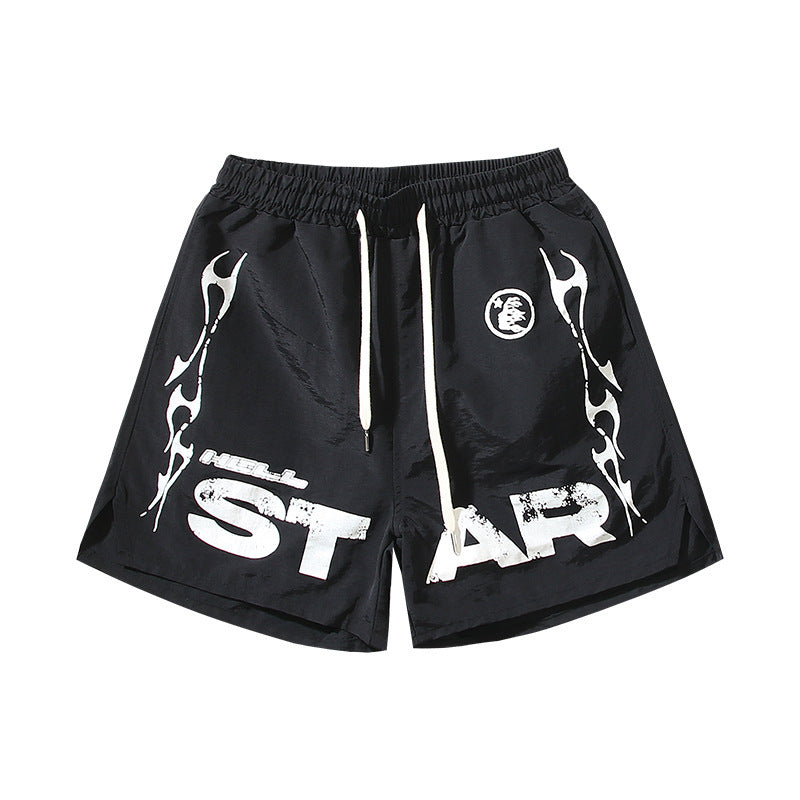 Hellstar Series Terry Fleece Drawstring Shorts – Unisex