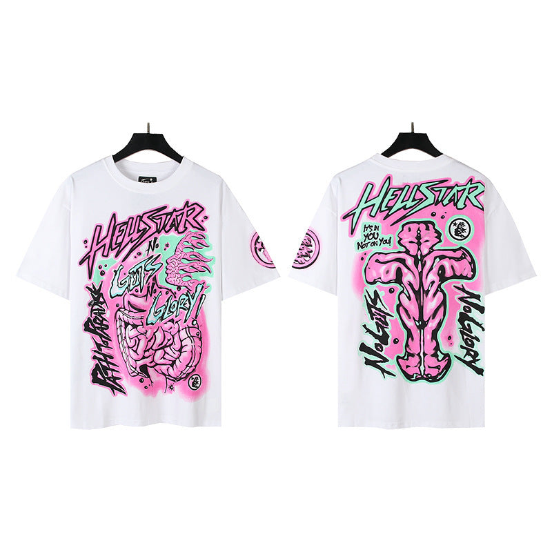 Hellstar Oversized Cotton Streetwear Tee – Unisex