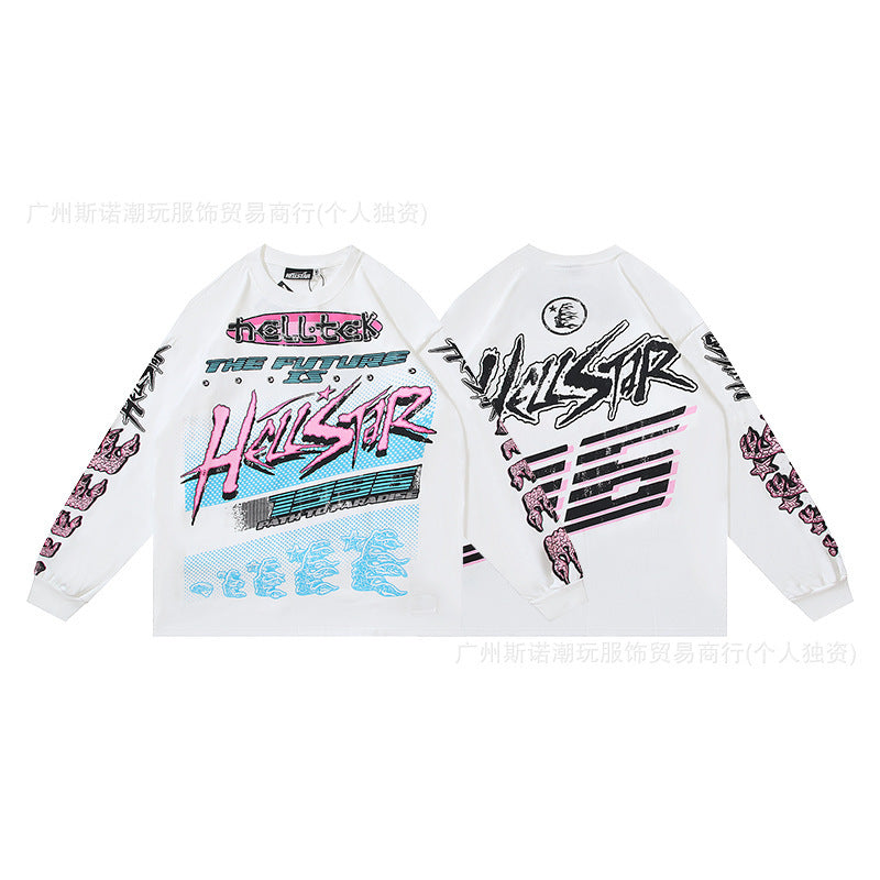 Hellstar Streetwear Oversized Long Sleeve Tee – Unisex