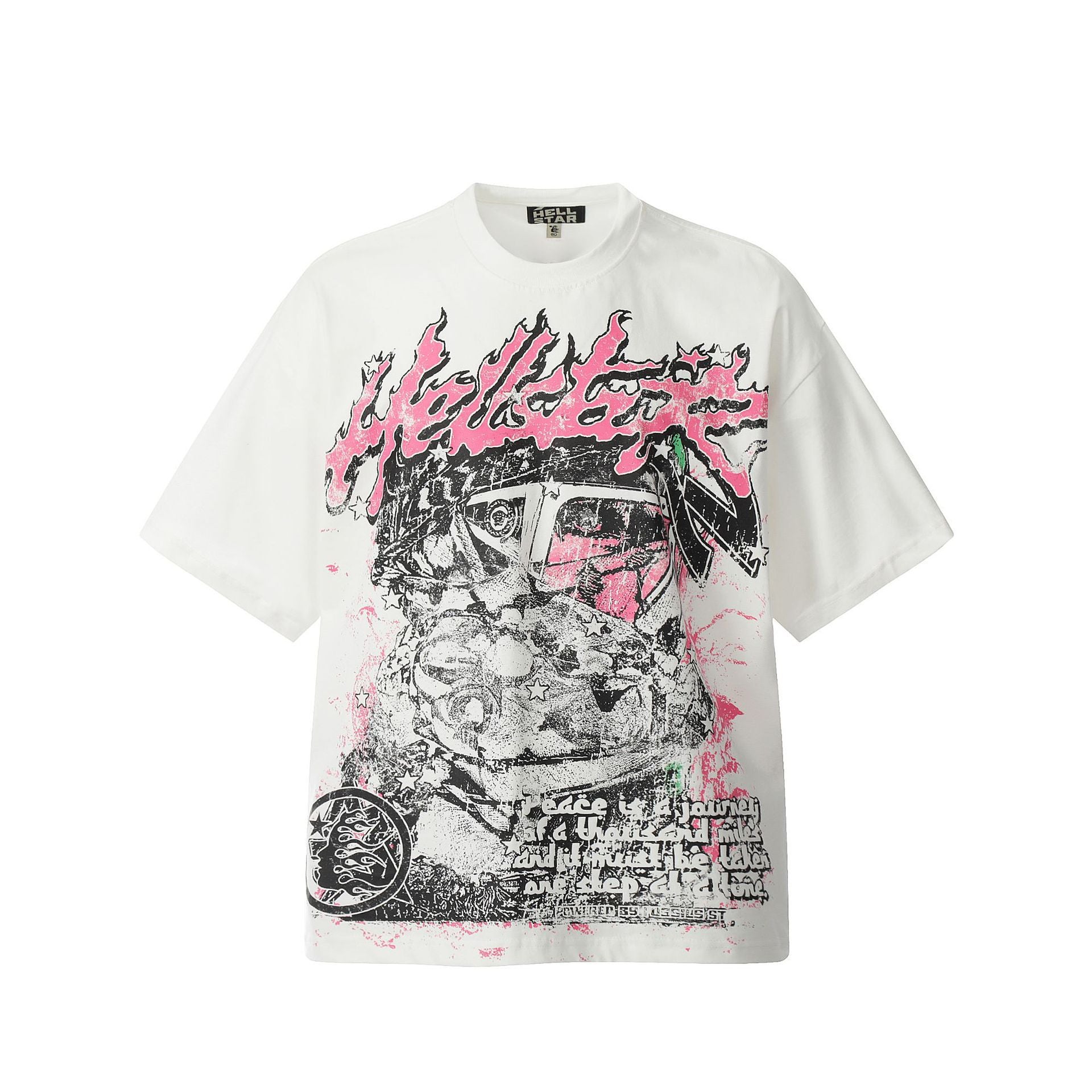 HELLSTAR Vintage Graphic Print Oversized Tee – Unisex Streetwear