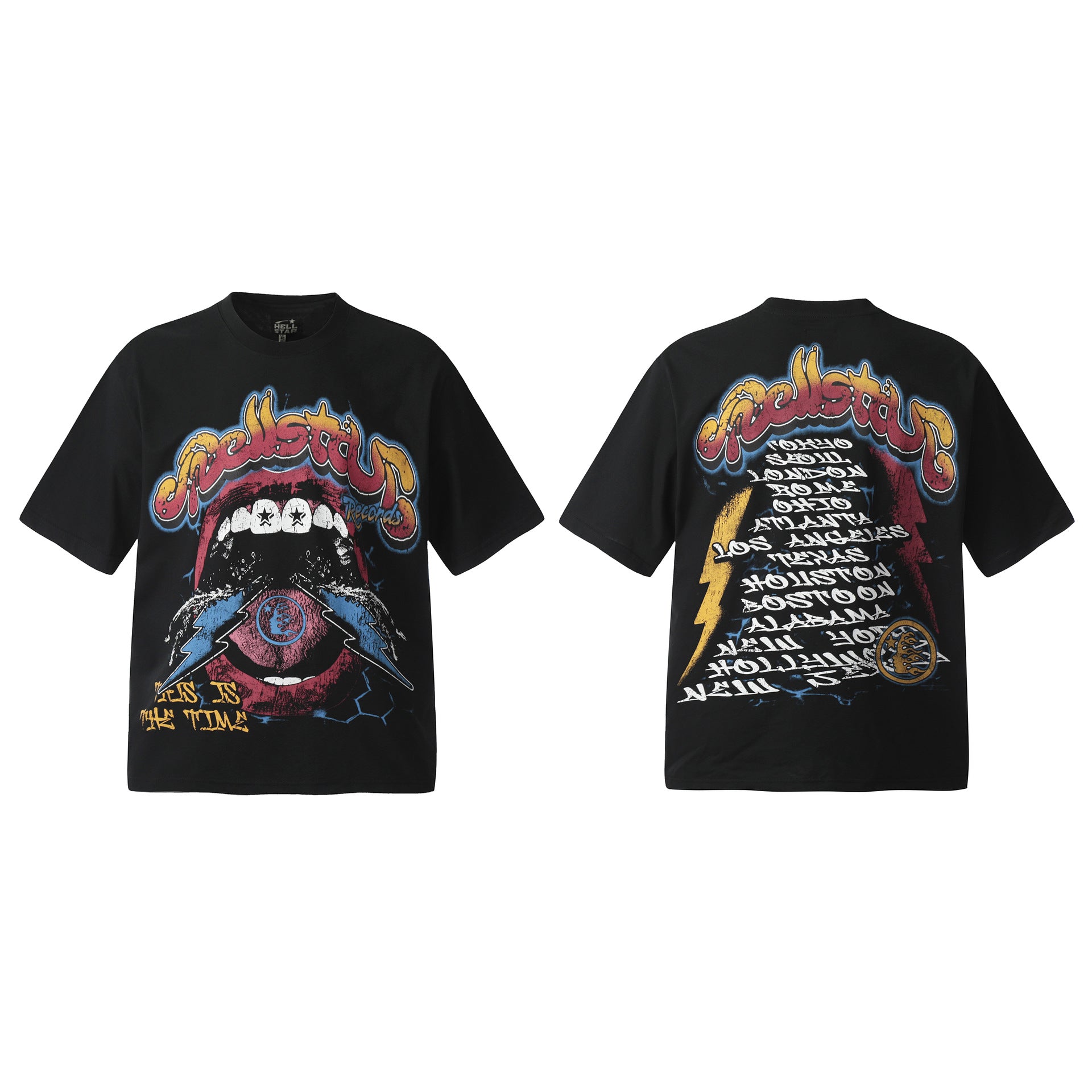 Vintage Washed Distressed Graphic Tee – Oversized Unisex Short Sleeve T-Shirt