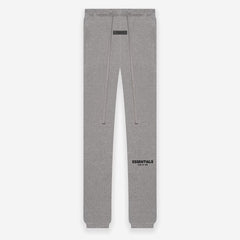 FOG Essentials Black Flocked Print Fleece Sweatpants – 2022S American Streetwear