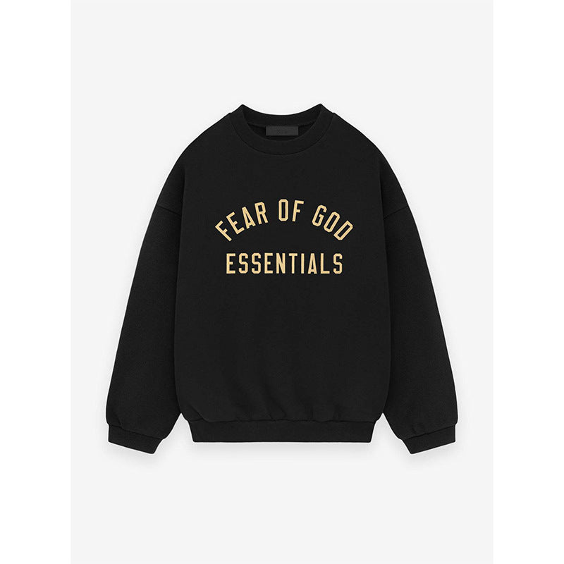 FOG Essentials 480GSM Heavyweight Printed Crewneck Sweatshirt – 2024FW American Streetwear