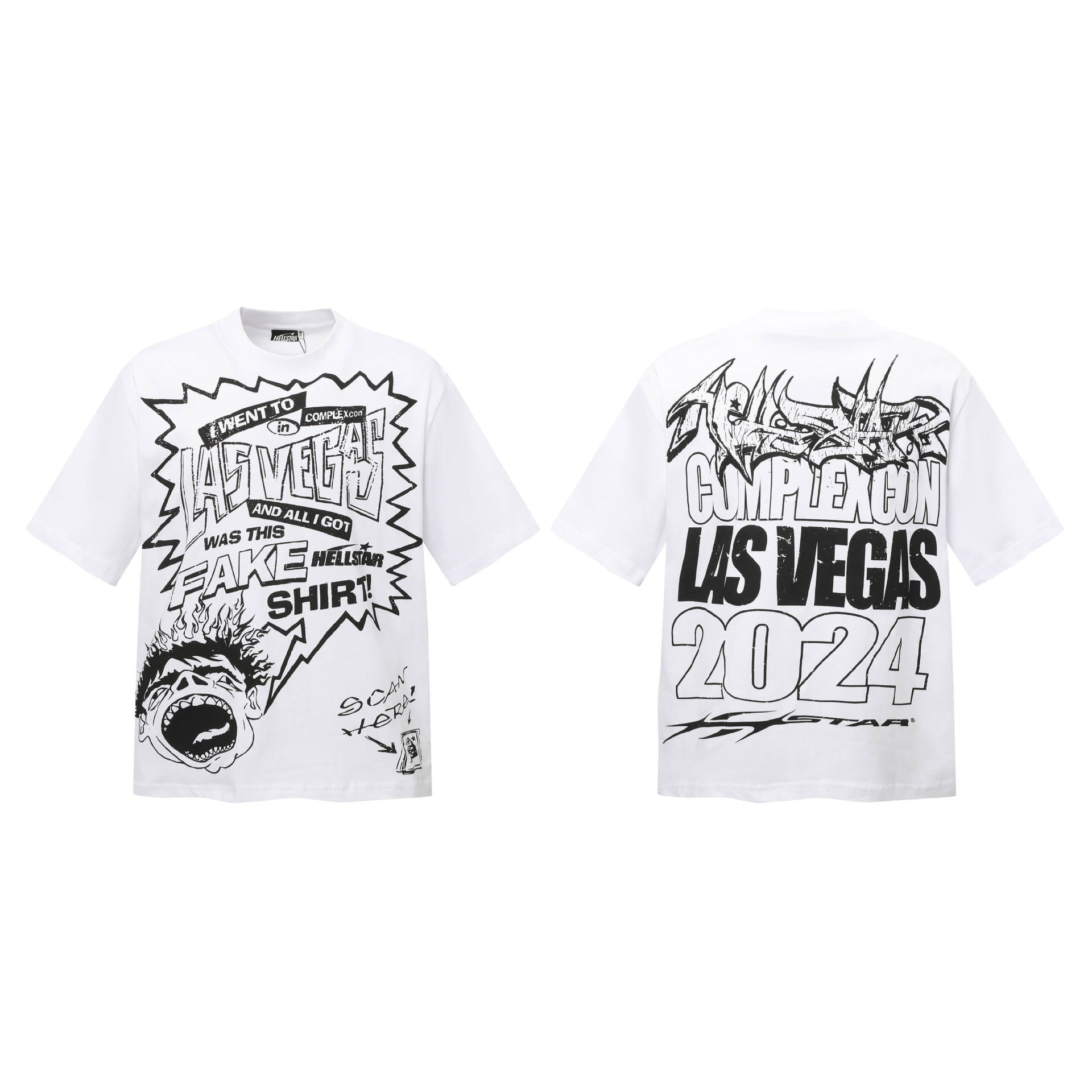 Hellstar Oversized Streetwear Graphic Tee
