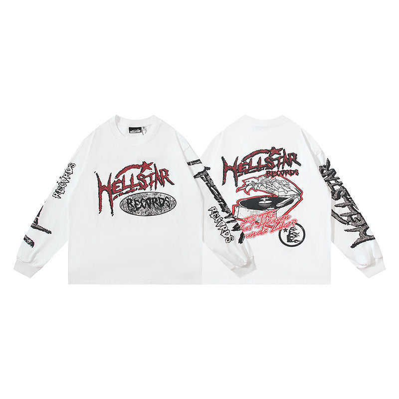 Hellstar Streetwear Oversized Long Sleeve Tee – Unisex