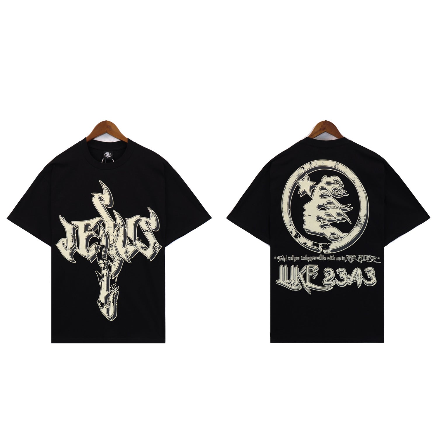 Hellstar Washed Graphic Oversized T-Shirt – Unisex Streetwear