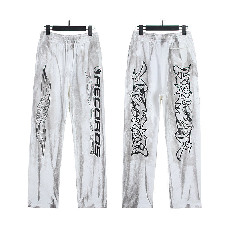 Hellstar Vintage Washed Oversized Hoodie & Sweatpants Set – Unisex American Streetwear