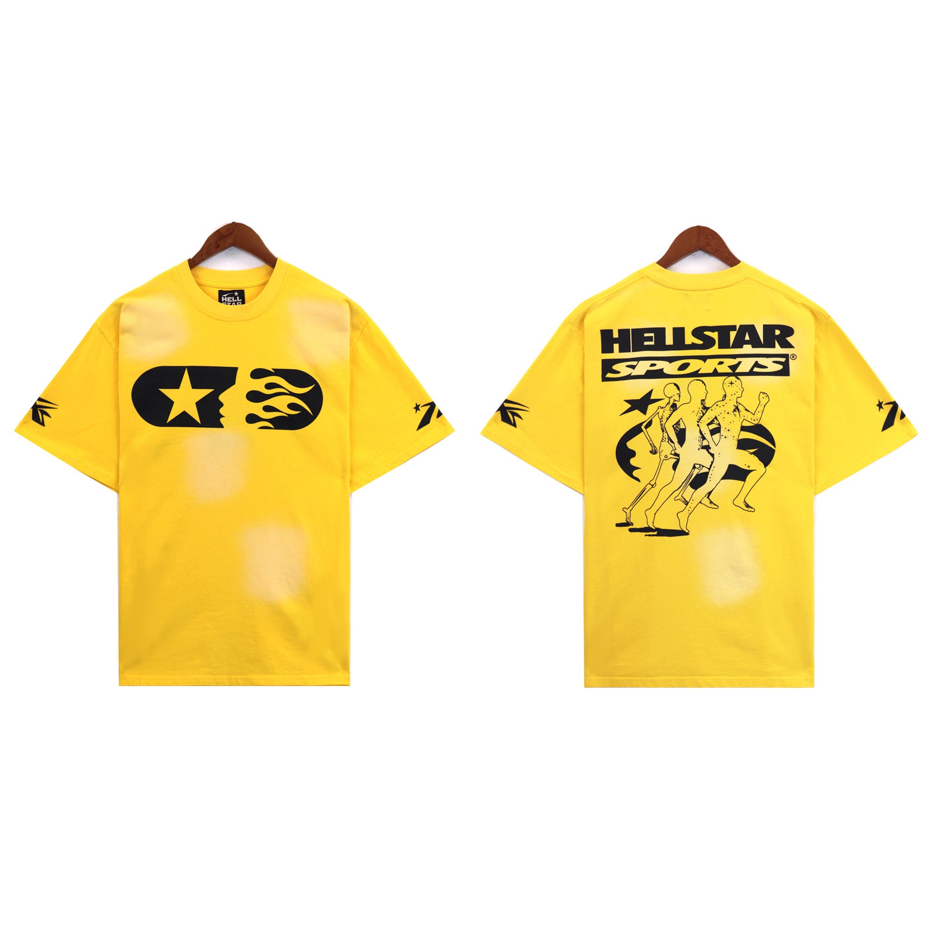 Hellstar Washed Graphic Oversized T-Shirt – Unisex Streetwear