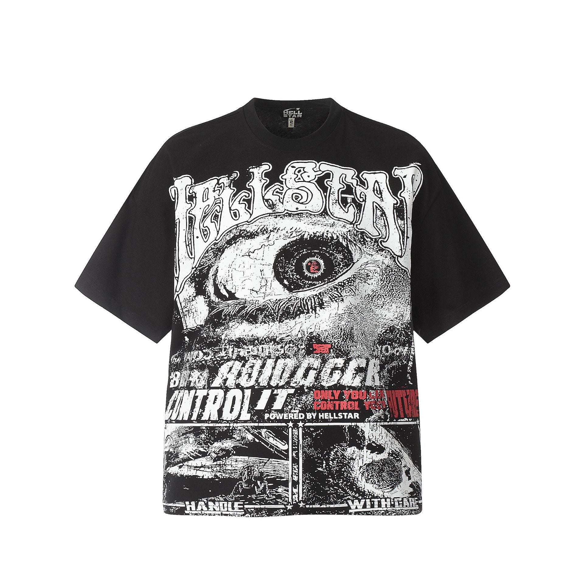 HELLSTAR Vintage Graphic Print Oversized Tee – Unisex Streetwear