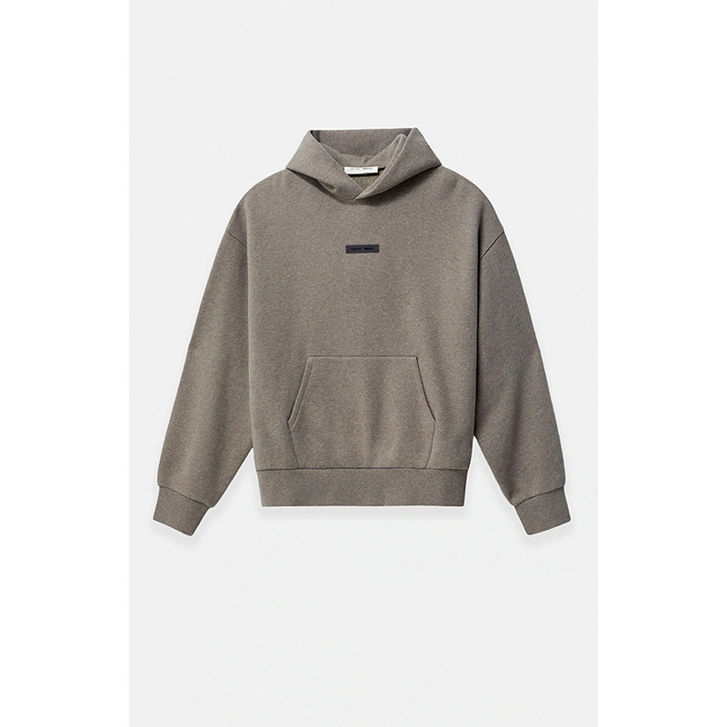 FOG Essentials Heavyweight Metallic Heat Transfer Pullover Hoodie – Spring 2025 American Streetwear