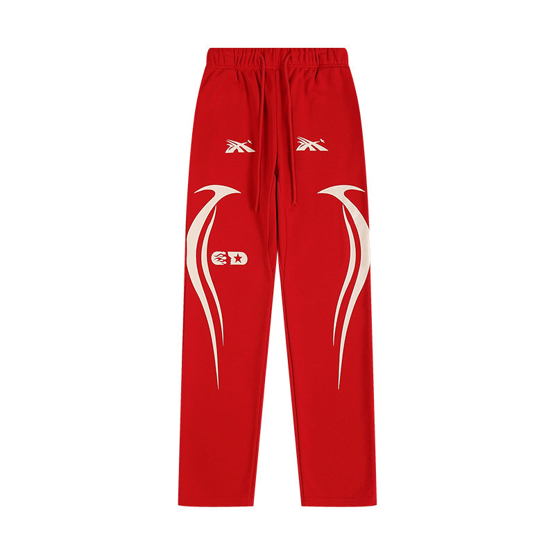 HELLSTAR 25SS American Streetwear Heavyweight Terry Graphic Hoodie & Sweatpants Set
