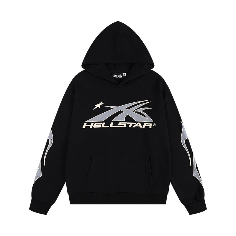 Hell Star Heavyweight Terry Tracksuit – Black