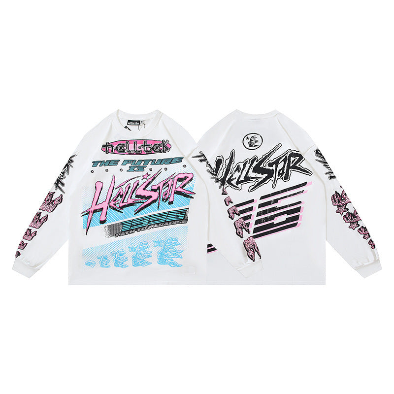 Hellstar Streetwear Oversized Long Sleeve Tee – Unisex
