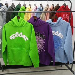 SP5DER Spider Web Heavyweight Hoodie & Sweatpants Set