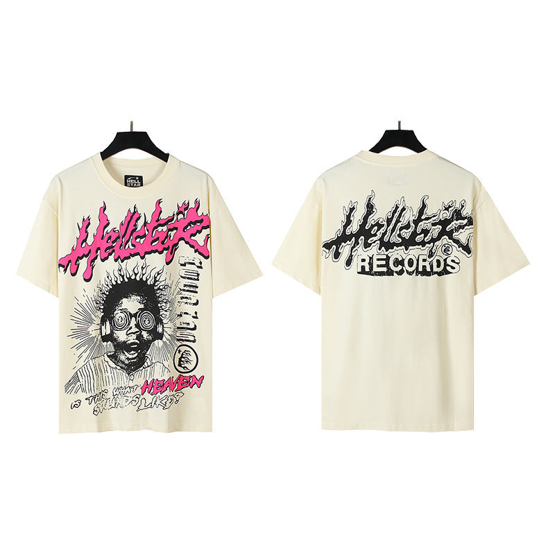 Hellstar Oversized Cotton Streetwear Tee – Unisex