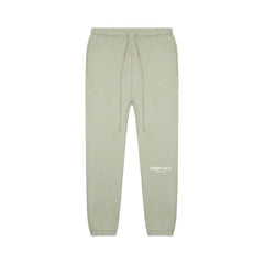 FOG Essentials White Flocked Print Fleece Sweatpants – 2022SS American Streetwear