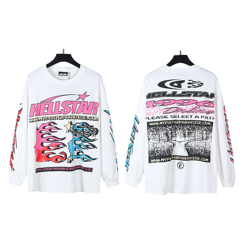 Hellstar Streetwear Oversized Long Sleeve Tee – Unisex