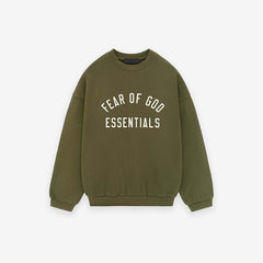 FOG Essentials Fleece Crewneck Pullover Sweatshirt – 2024FW Unisex American Streetwear