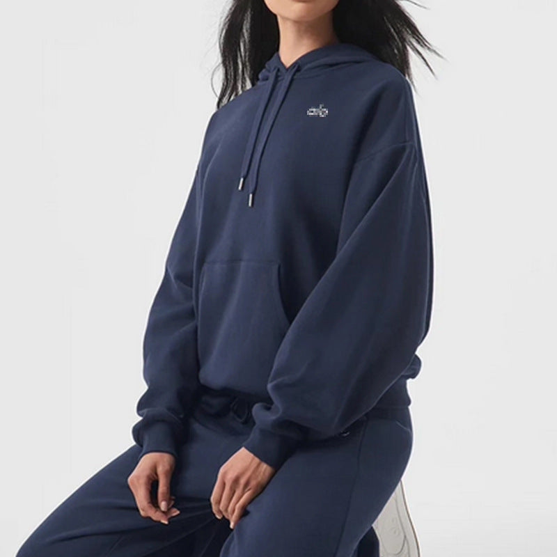 Alo Zip-Up Hoodie – Relaxed Unisex American Athleisure