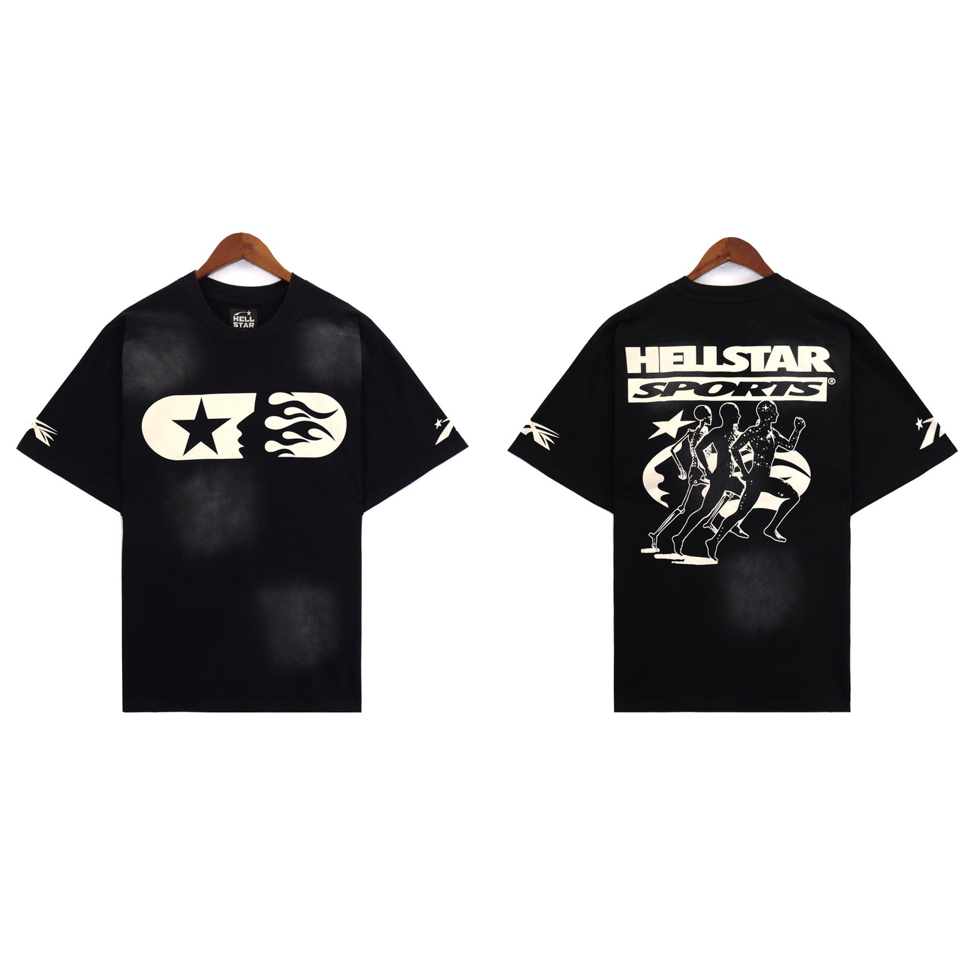Hellstar Washed Graphic Oversized T-Shirt – Unisex Streetwear