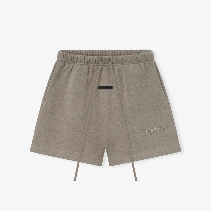 FOG Essentials Metallic Print Heavyweight Fleece Shorts – 2025SP Unisex American Streetwear