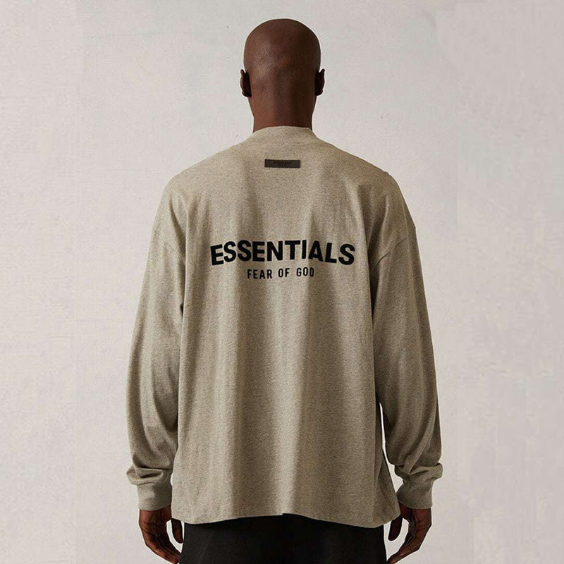 FOG Flocked Long Sleeve T-Shirt – 2022SS Essentials Men's Streetwear