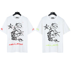 HELLSTAR Washed Vintage Graphic Tee — Unisex Oversized Streetwear