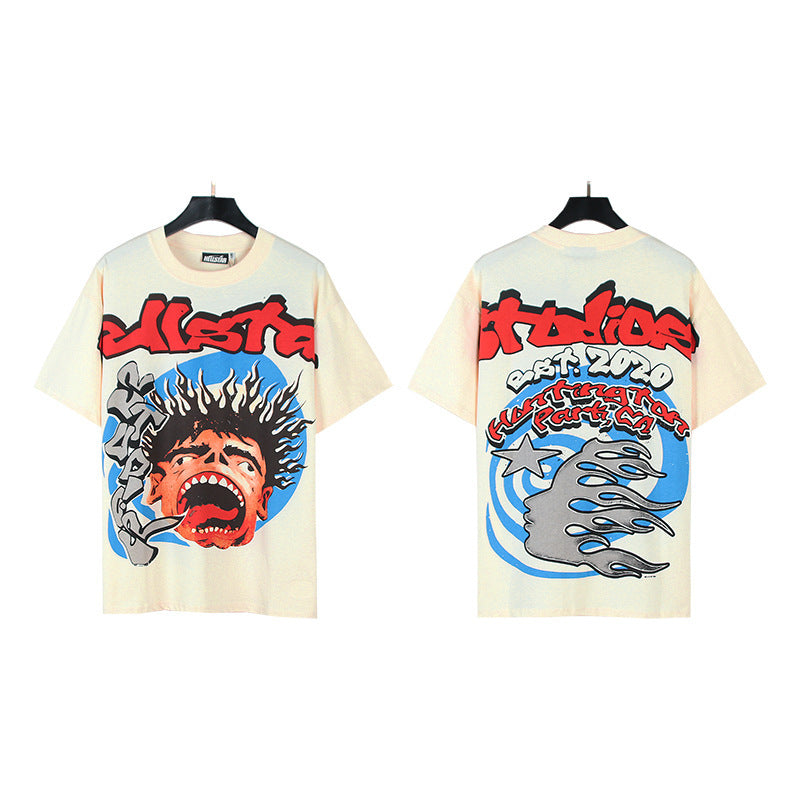 Hellstar Oversized Cotton Streetwear Tee – Unisex