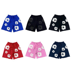Kapok Puff Print Relaxed Shorts – High Street Unisex American Streetwear