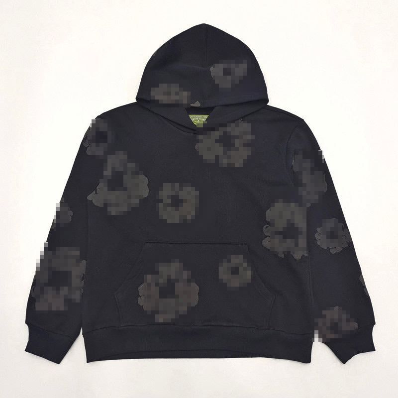 3D Puff Print Pullover Hoodie & Sweatpants – Relaxed Unisex American Streetwear