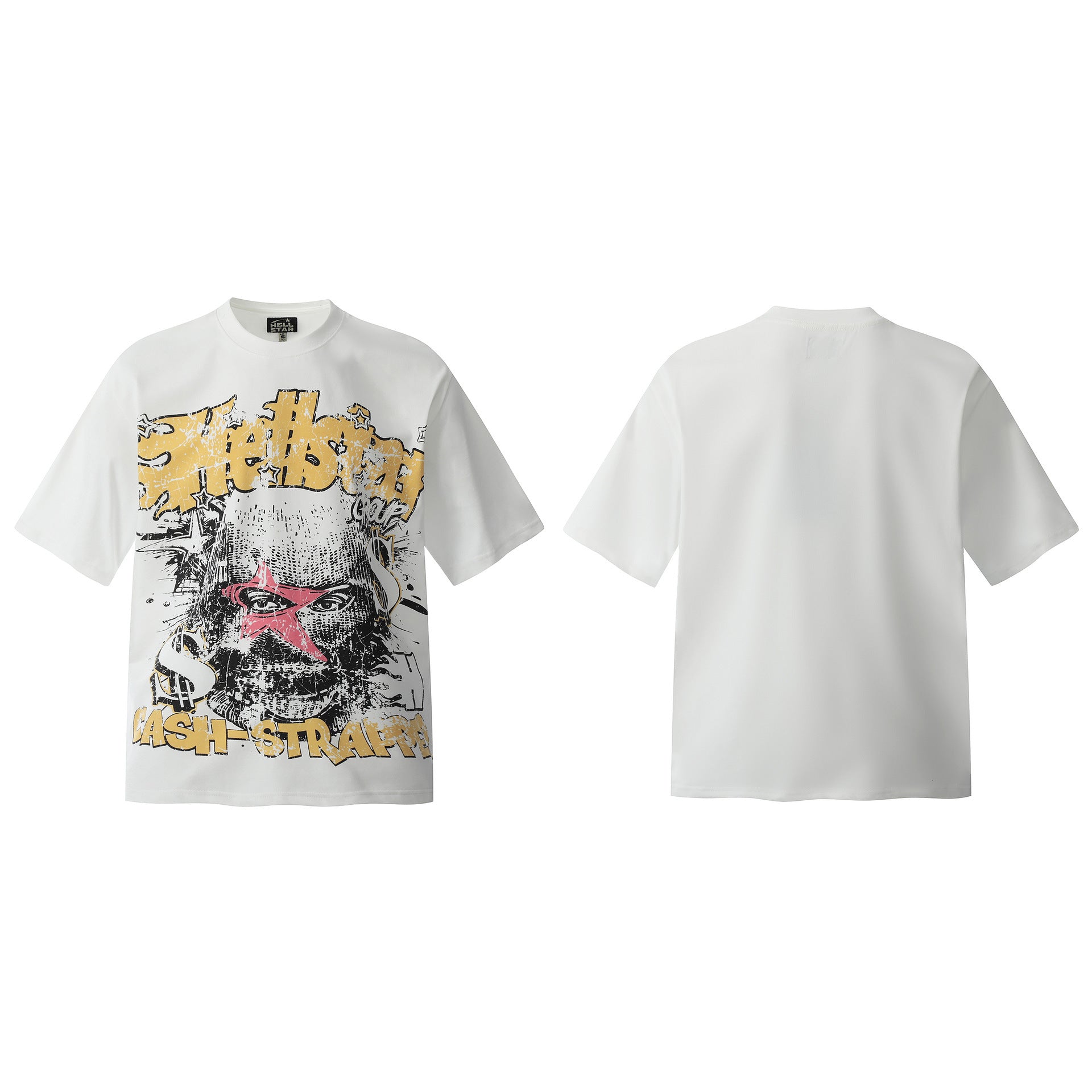 HELLSTAR Vintage Graphic Print Oversized Tee – Unisex Streetwear