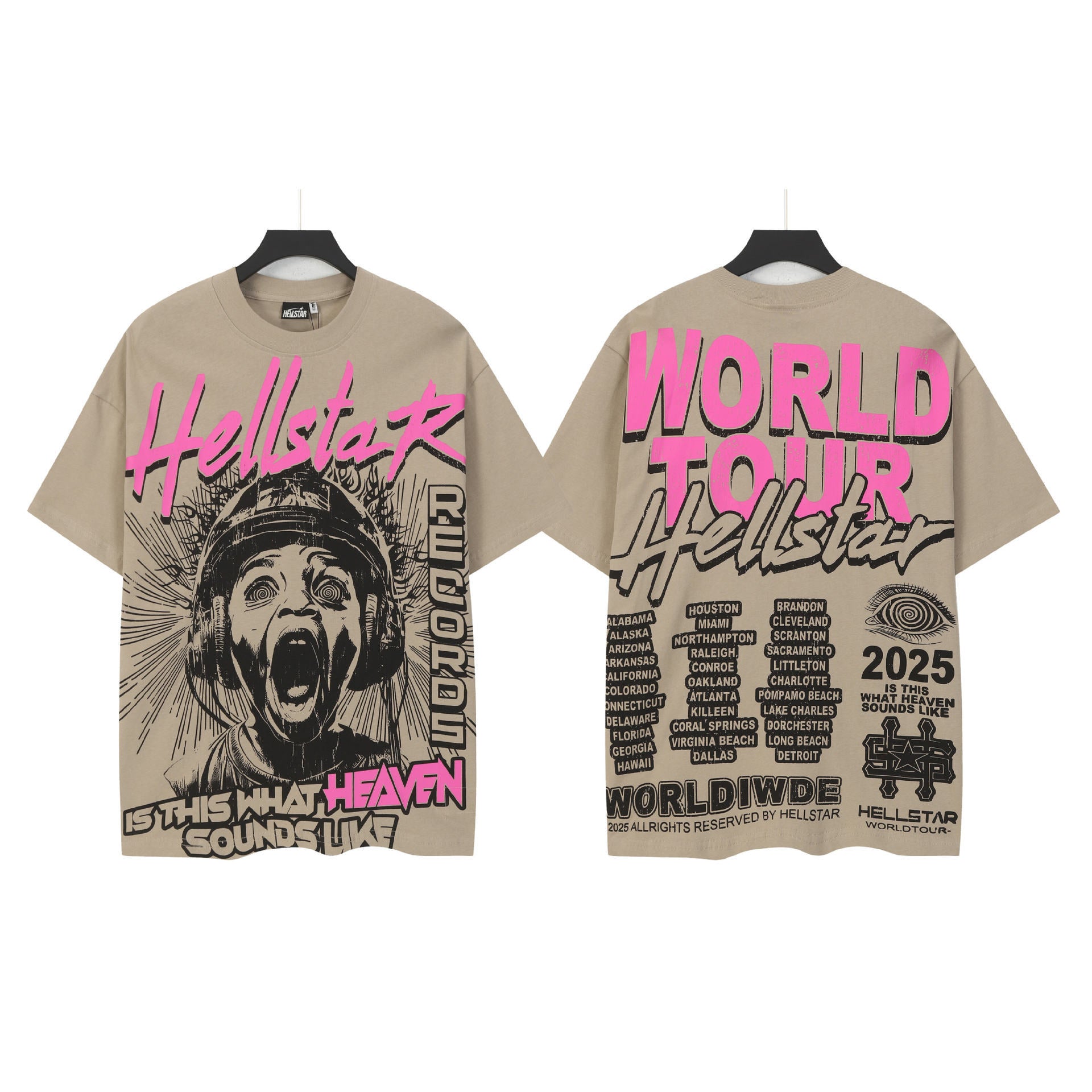 Hellstar Oversized Streetwear Graphic Tee