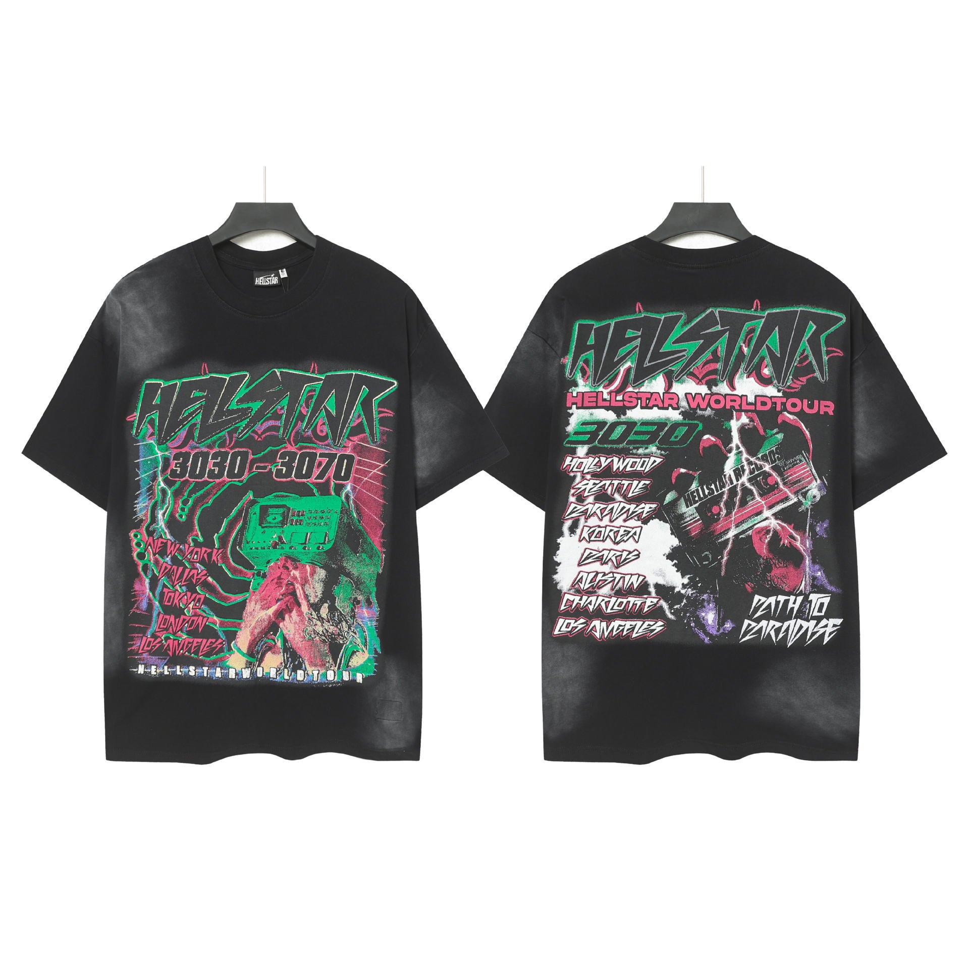 Hellstar Washed Oversized Short Sleeve Tee
