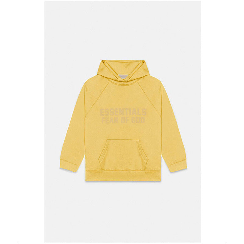 FOG Essentials Vintage Washed Pullover Hoodie – 2023SS Unisex American Streetwear