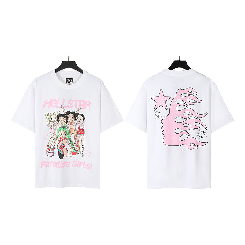 Hellstar Oversized Cotton Streetwear Tee – Unisex