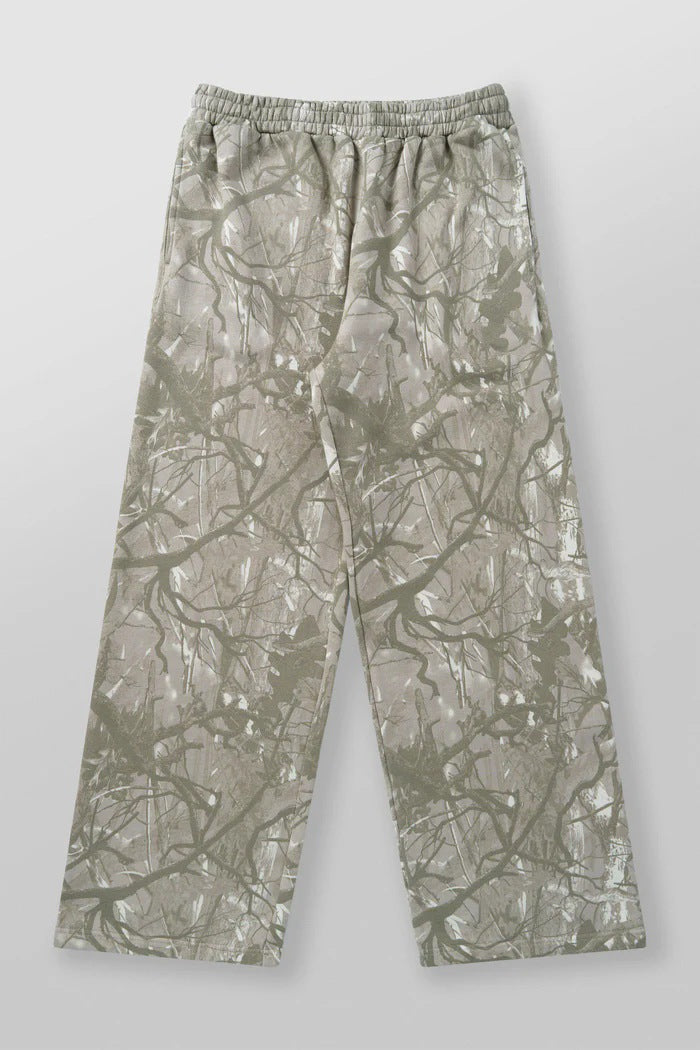 Men's Camo Stretch Straight Leg Joggers – Breathable Athletic Pants