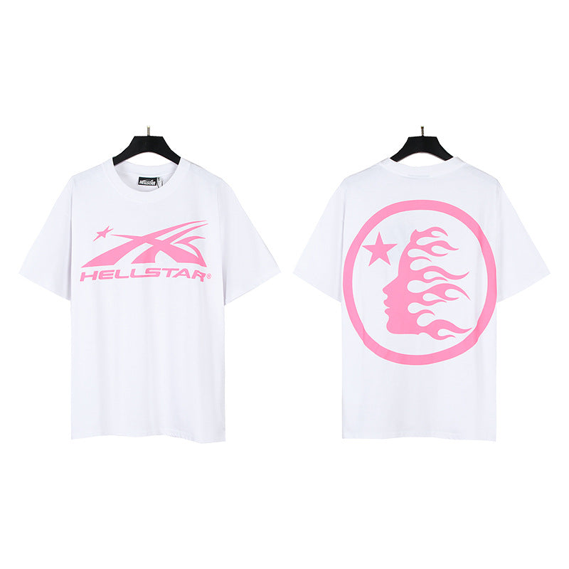 HELLSTAR 2025 SS Washed Vintage Graphic Tee — Unisex Oversized Streetwear