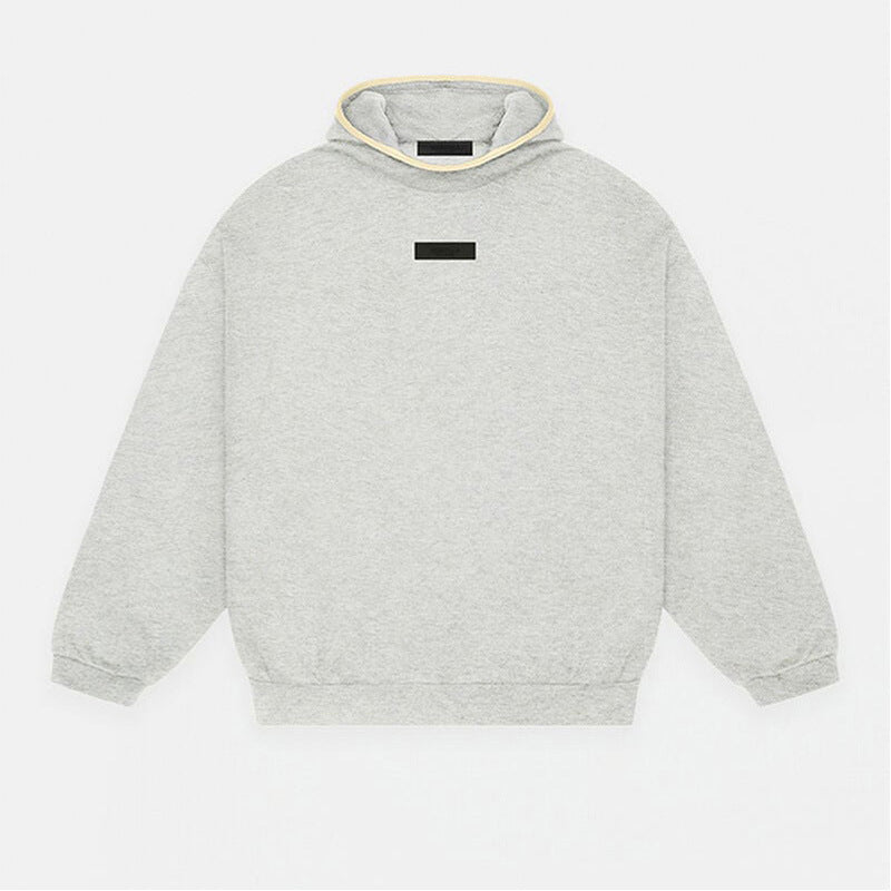FOG Essentials Graphic Print Fleece Pullover Hoodie – 2024SS Unisex Couples