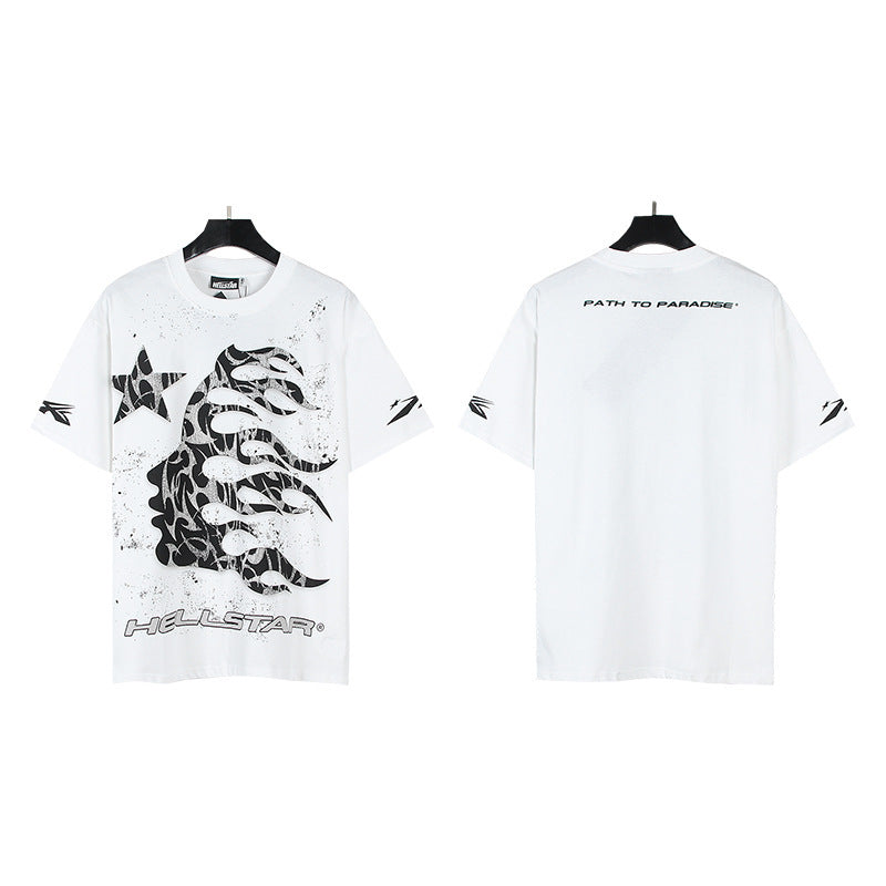 Hellstar Oversized Cotton Streetwear Tee – Unisex