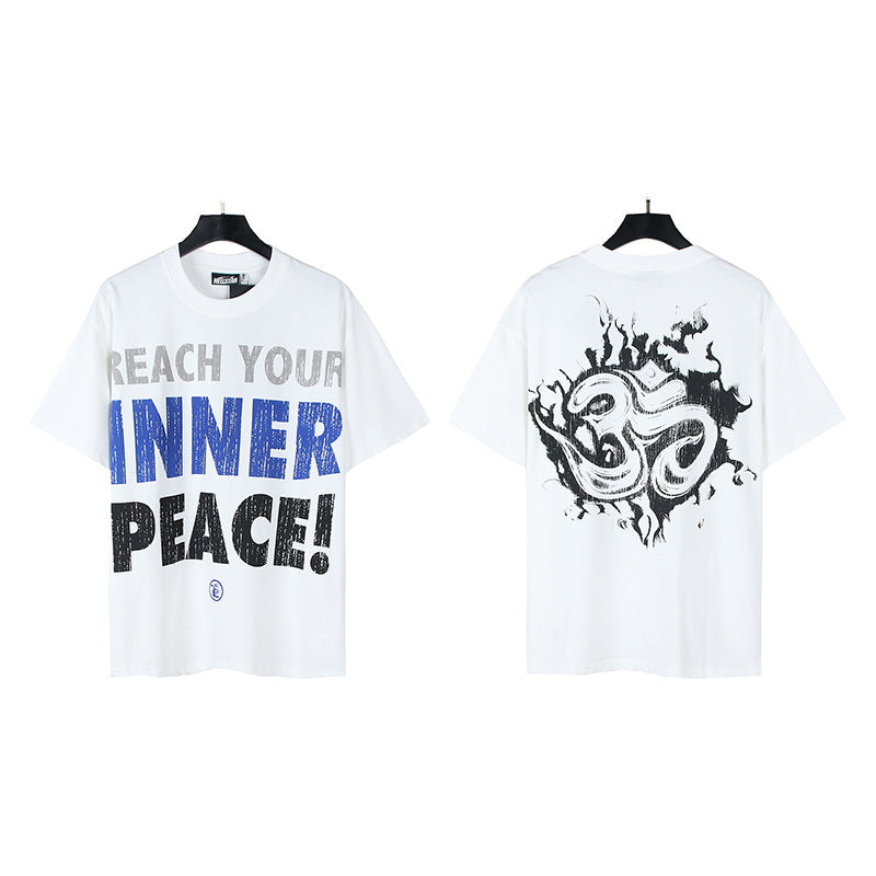HELLSTAR Washed Vintage Graphic Tee — Unisex Oversized Streetwear