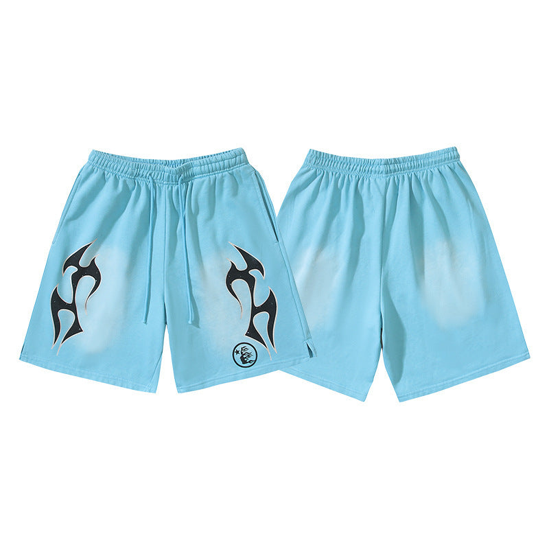 Hellstar Series Terry Fleece Drawstring Shorts – Unisex